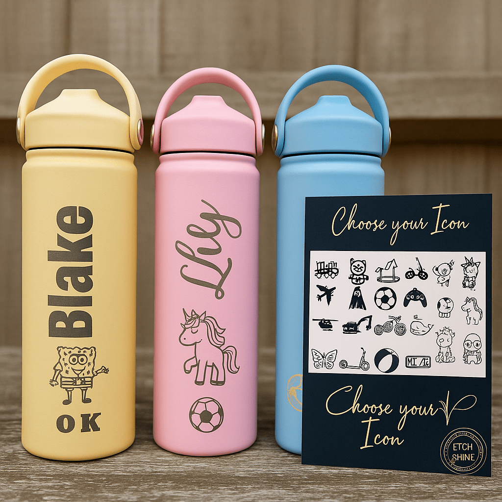 Personalised Kids Water Bottles for Summer & Back to School